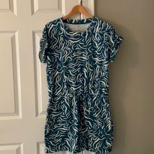 Lou & Grey Navy and Cream Knit Top